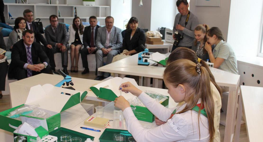 Выполнение мероприятий по поддержке экологического центра в Крупском районе Минской области